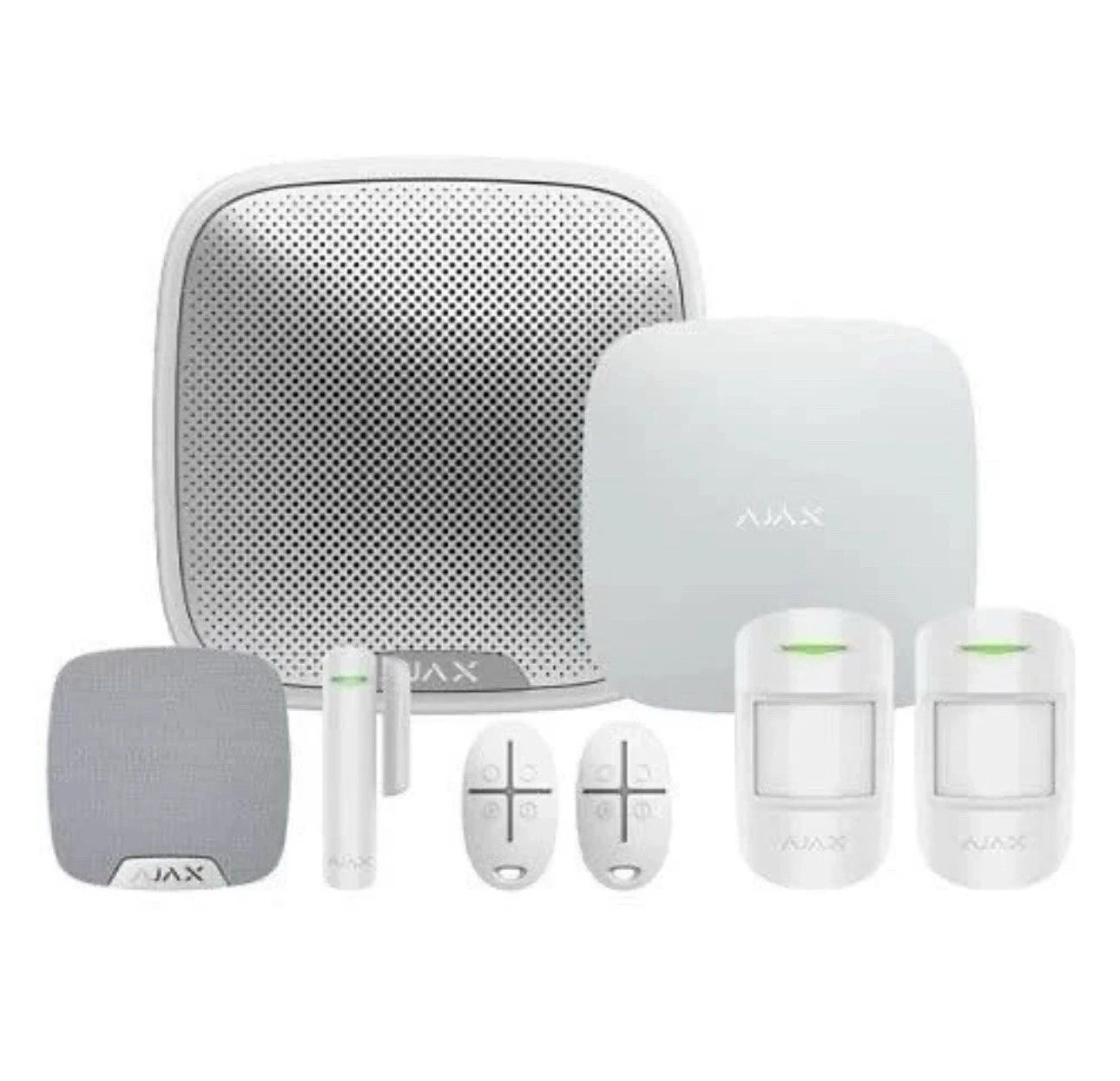 Ajax Hubit 1 & 2 Home Alarm system with keypad or fobs available in black or white