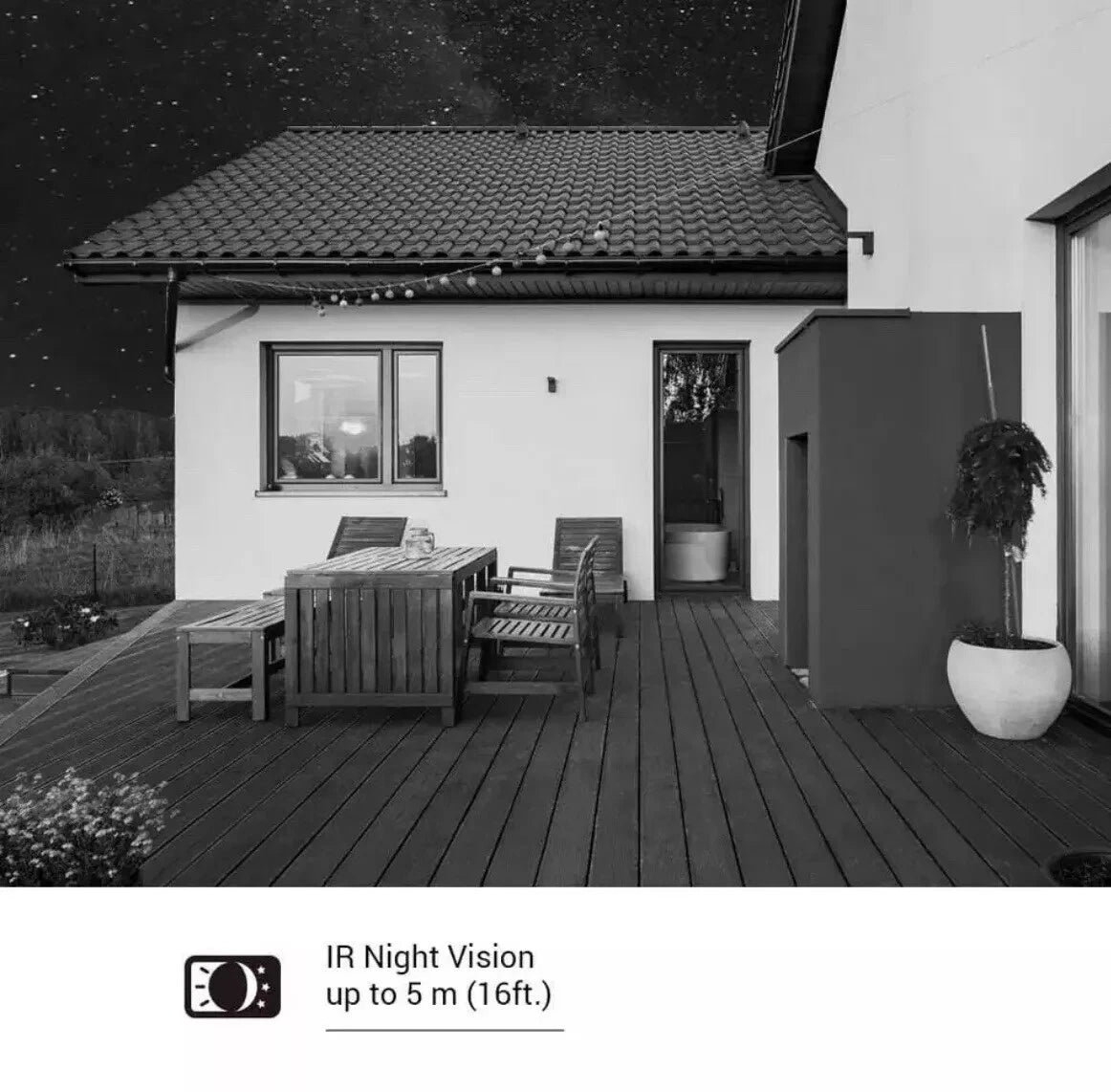 EZVIZ DB2 Pro 5MP Wi-Fi Battery Powered Video Doorbell with AI Detection White
