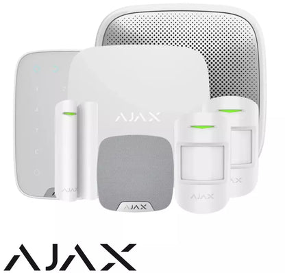Ajax Hubit 1 & 2 Home Alarm system with keypad or fobs available in black or white